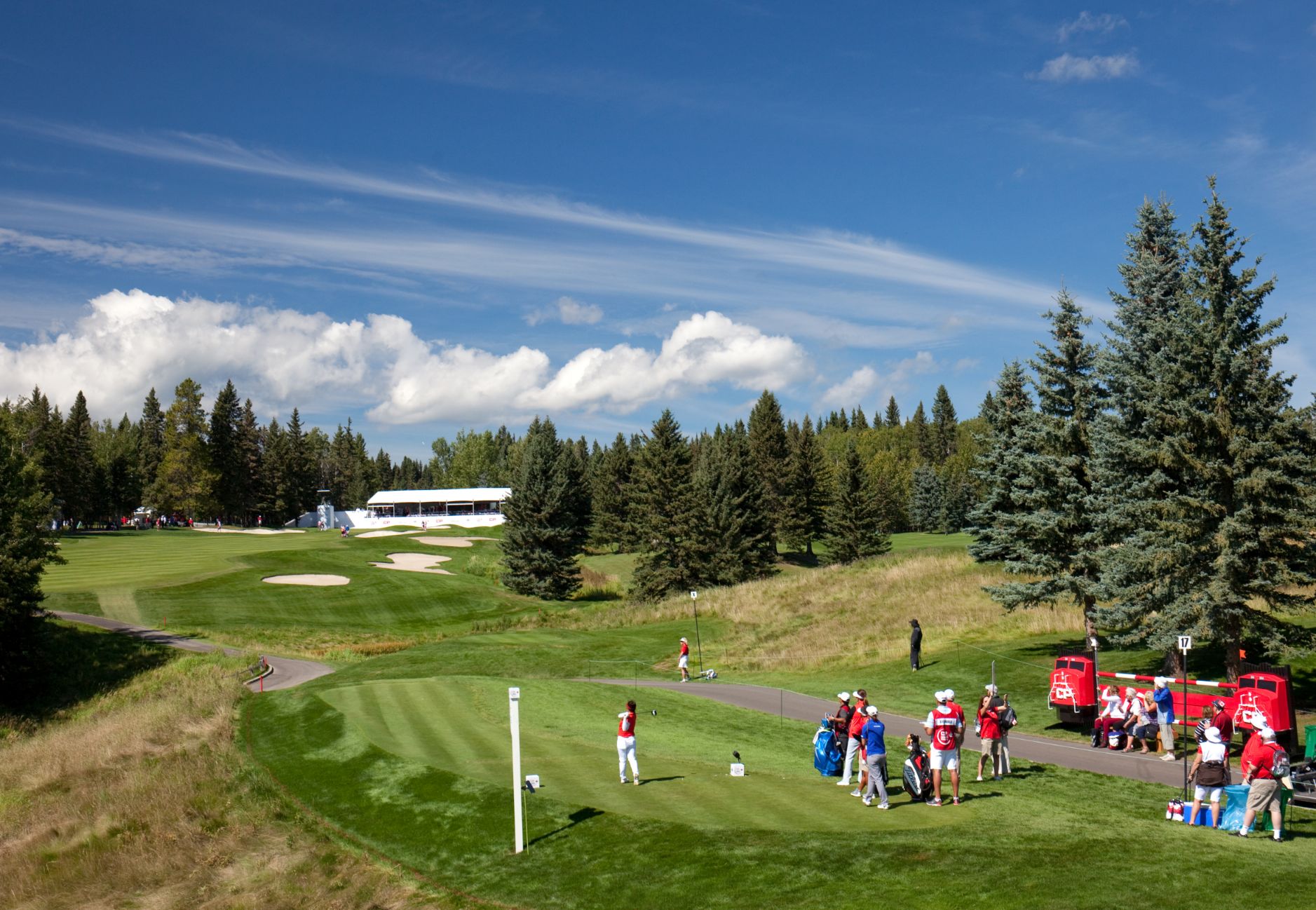 LPGA on 17 tee