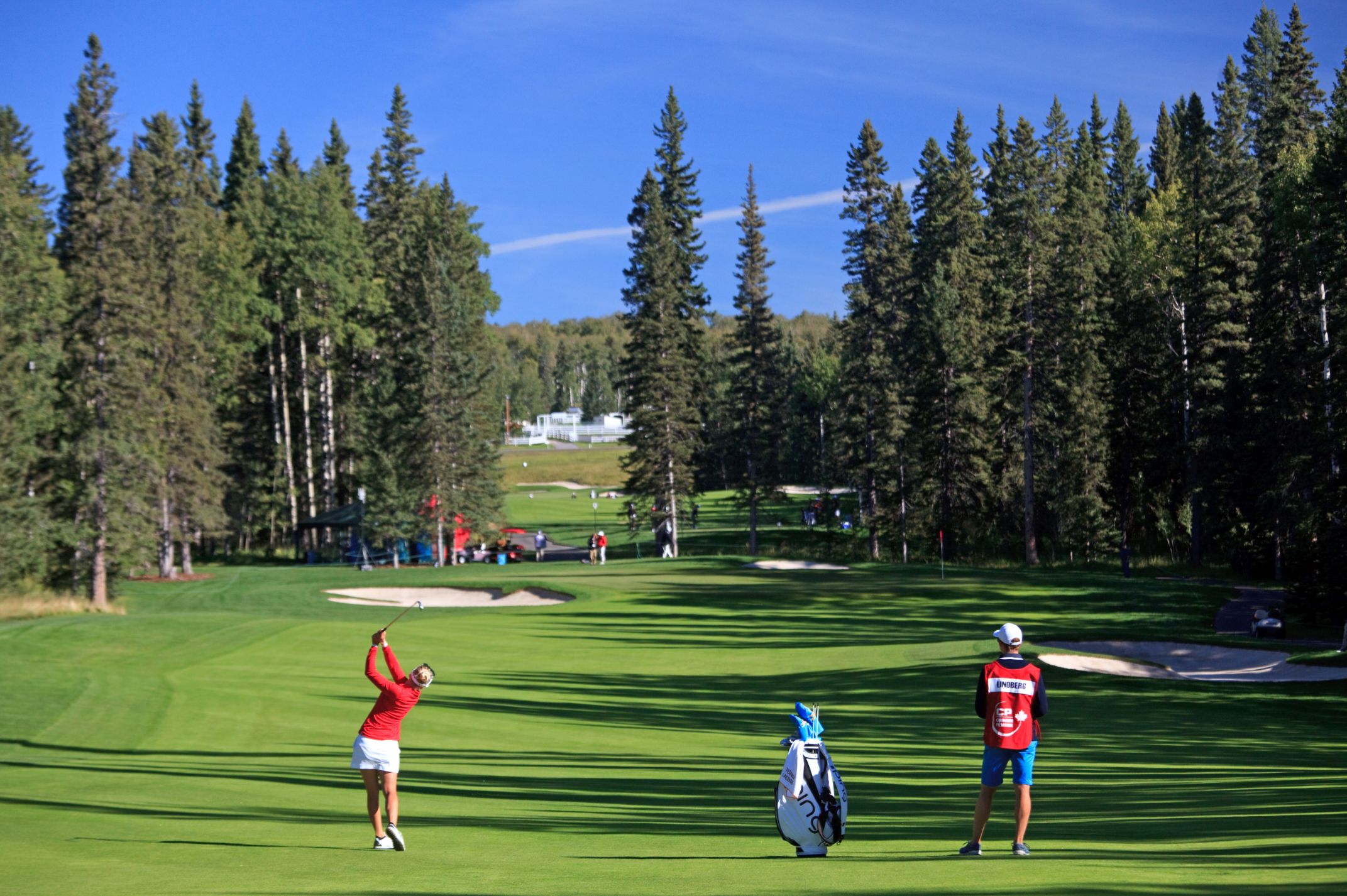 priddis lindberg approach on 1 lpga